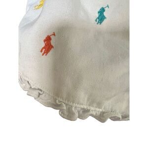 Ralph Lauren Shorts Infant Size 18 M White Embroidered